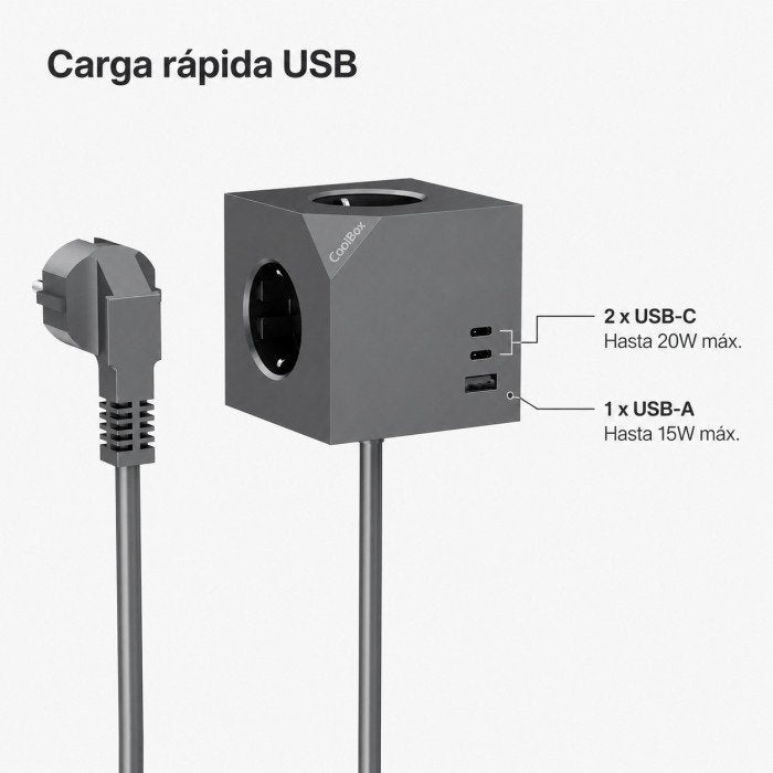 EAN 8436624423697 - CoolBox COO-BEN-CU-CUBE2 cargador de dispositivo móvil imagen 7