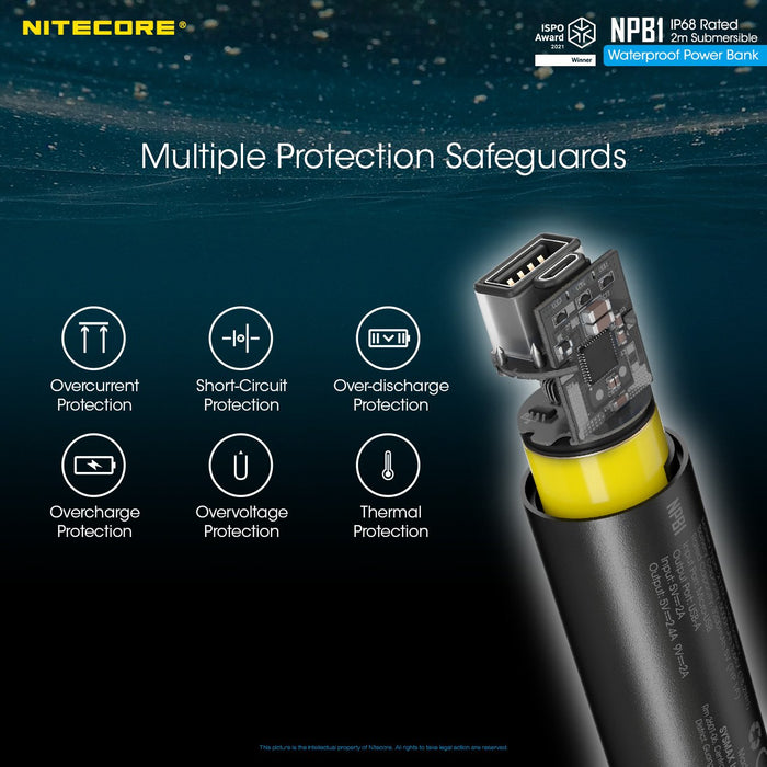 EAN 6952506494002 - Nitecore NPB1 batería externa Ión de litio 5000 mAh Negro imagen 6