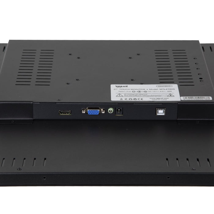 EAN 8435364318515 - iggual MTL270HS pantalla para PC 68,6 cm (27") 1920 x 1080 Pixeles Full HD LED Pantalla táctil Mesa Negro imagen 6