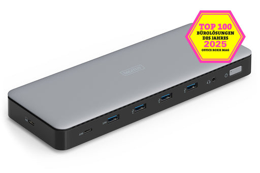 EAN 4016032497776 - Digitus DA-70918 base para portátil y replicador de puertos Alámbrico USB 3.2 Gen 2 (3.1 Gen 2) Type-C Ne imagen 1