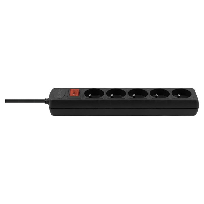 EAN 5905106070085 - Savio LZ-18 base múltiple 5 m 5 salidas AC Interior Negro imagen 6