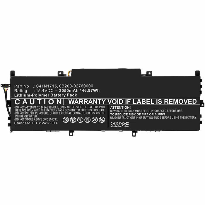 EAN 5704174521013 - CoreParts MBXAS-BA0252 refacción para laptop Batería imagen 1