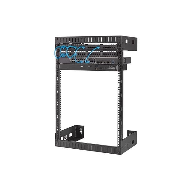 EAN 65030872270 - StarTech.com RK15WALLO armario rack Bastidor de pared Negro imagen 4