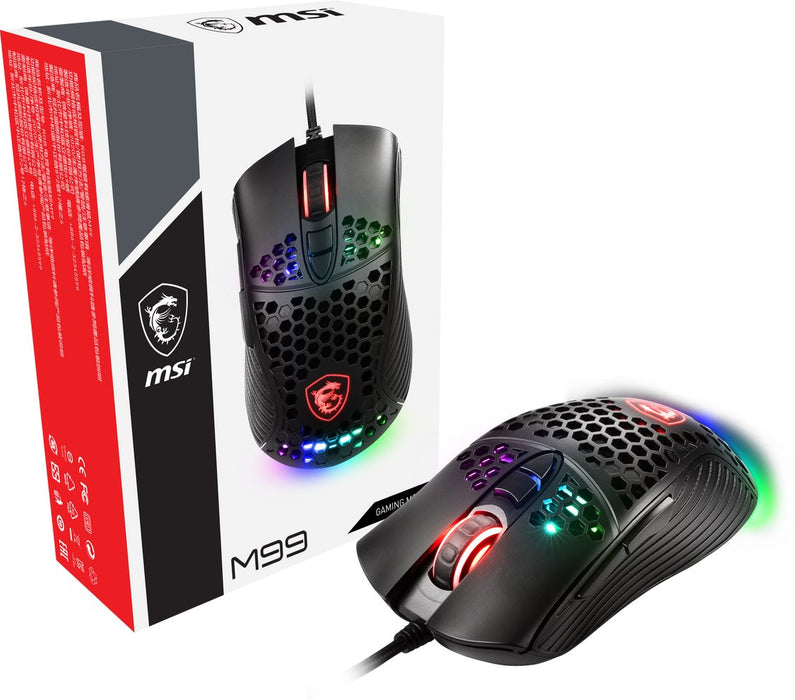 EAN 4719072734701 - MSI Souris Gaming M99 Box ratón Juego Mano derecha USB tipo A Óptico imagen 5