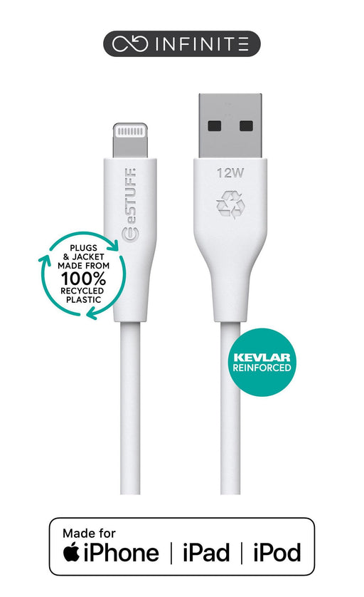 EAN 5715063032213 - eSTUFF ES601270 cable de conector Lightning 2 m Blanco imagen 1