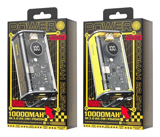 EAN 6941027640029 - WEKOME WP-345 Polímero de litio 10000 mAh Cargador inalámbrico Negro imagen 2
