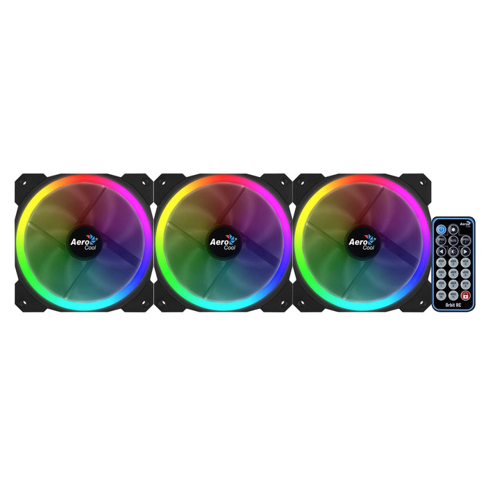 EAN 4713105962963 - Aerocool Orbit RC Carcasa del ordenador Ventilador 12 cm Negro imagen 1