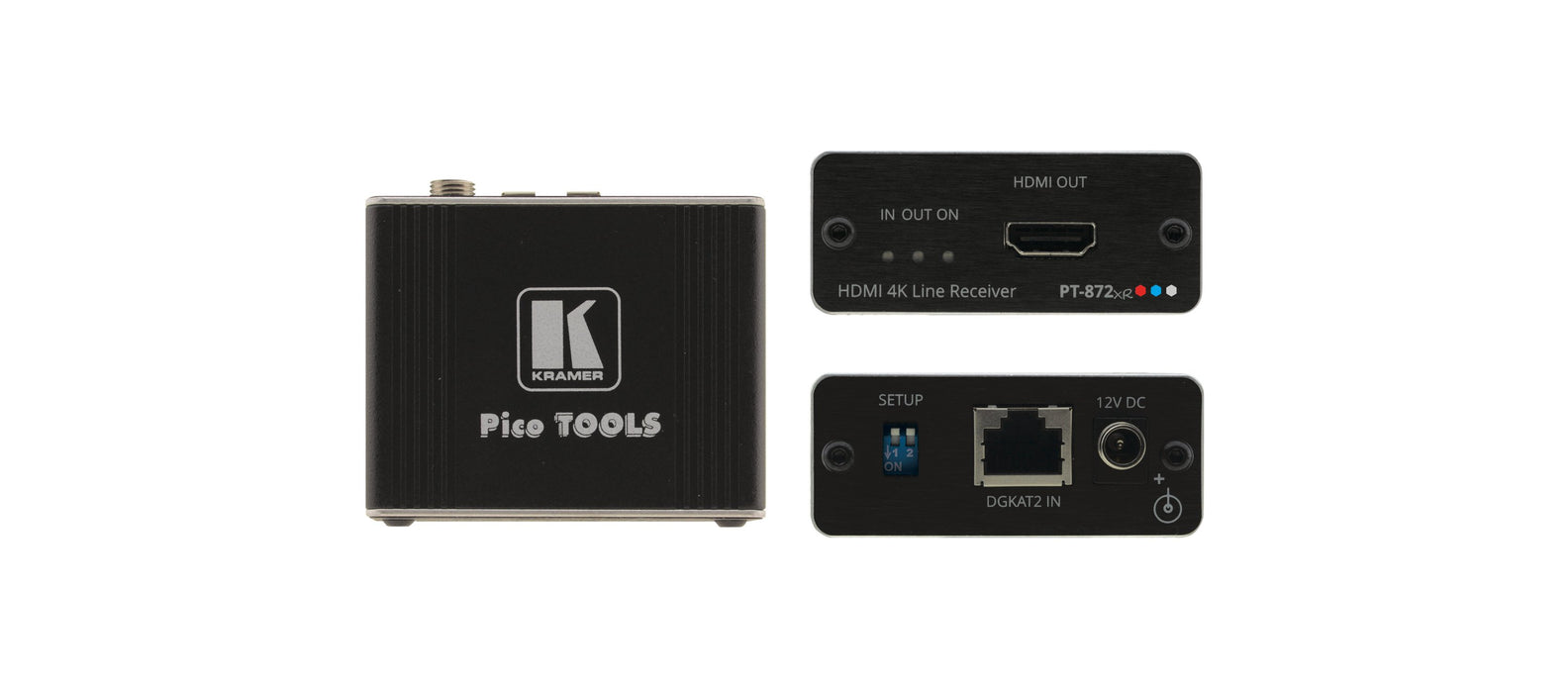 EAN 7291063087432 - Kramer Electronics PT-872XR Transmisor y receptor de señales AV Negro imagen 1