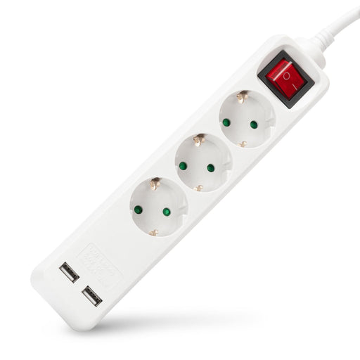 EAN 5999097978260 - Entac ESE1.5G3-1.5-SW-USB base múltiple 1,5 m 3 salidas AC Interior Blanco imagen 1