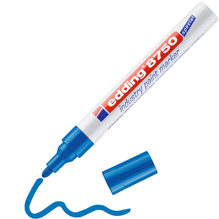 EAN 4004764103812 - Edding 8750 marcador 1 pieza(s) Azul imagen 1