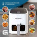 EAN 8426156017778 - Grunkel WHITEEASYFRYER freidora Sencillo 4 L Independiente 1200 W Freidora de aire caliente Blanco imagen 4