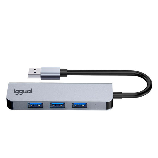 EAN 8435364319246 - iggual IGG319246 hub de interfaz USB 3.2 Gen 1 (3.1 Gen 1) Type-C 5000 Mbit/s Plata imagen 2