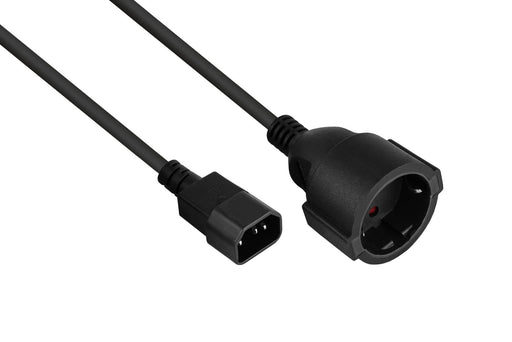 EAN 4066857003201 - Kabelmeister SK1402-S002 cable de transmisión Negro 0,15 m IEC C14 Enchufe tipo F imagen 1