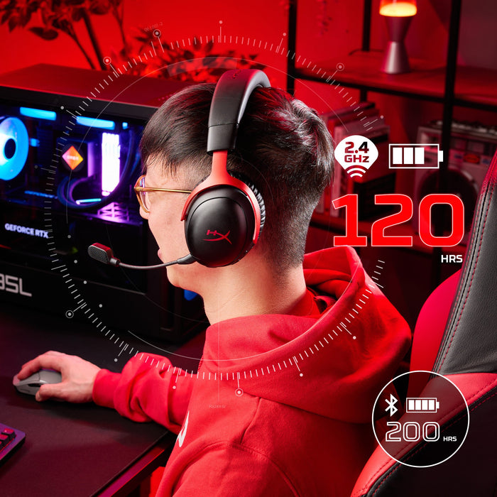 EAN 0198701814566 - HyperX Cloud III S Wireless White Gaming Headset Inalámbrico Diadema Juego Bluetooth Blanco imagen 5