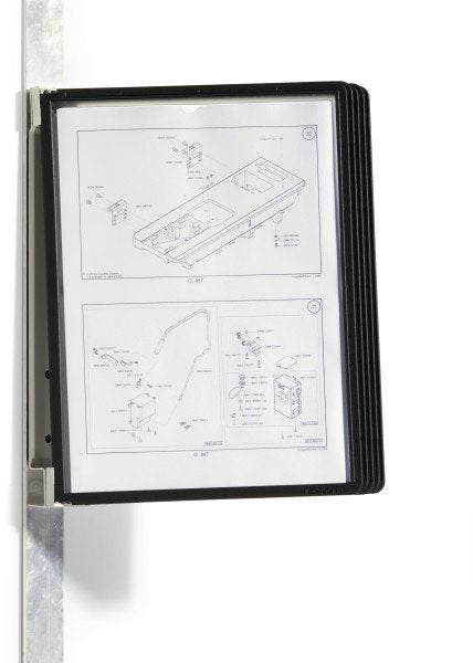 EAN 4005546506517 - Durable Vario magnet wall 5 soporte para mostrar documentos Pared Retrato A4 imagen 1
