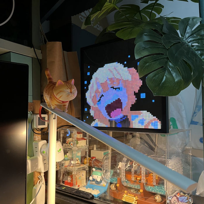 EAN 6958444603780 - Divoom Pixoo64 marco fotográfico digital Negro Wifi imagen 10