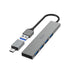 EAN 4047443497666 - Hama 00200141 hub de interfaz USB 3.2 Gen 1 (3.1 Gen 1) Type-A 5000 Mbit/s Gris imagen 1
