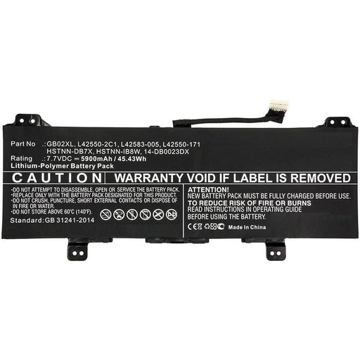 EAN 5704174857235 - CoreParts MBXHP-BA0215 refacción para laptop Batería imagen 1