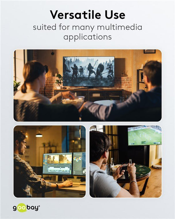 EAN 4040849756863 - Goobay 75686 cable DisplayPort 3 m Negro imagen 9