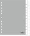 EAN 4005546640679 - Durable 6410-10 Separador en blanco con pestaña Polipropileno (PP) Gris imagen 1