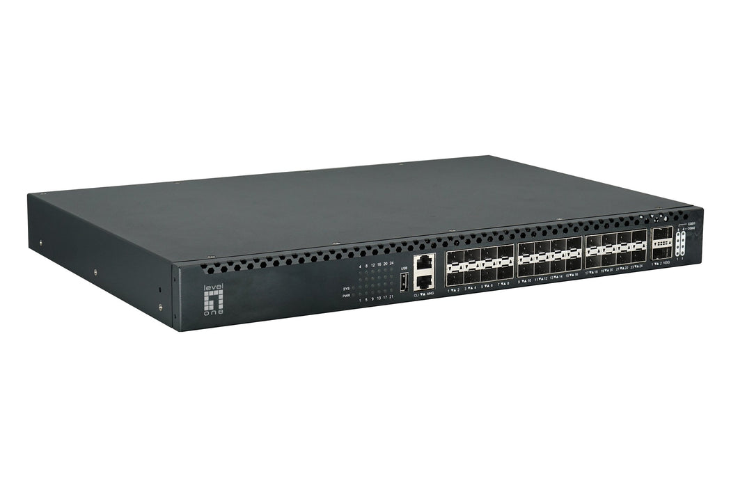 EAN 4015867238479 - LevelOne XQS-3126 switch Gestionado L3 Negro imagen 3