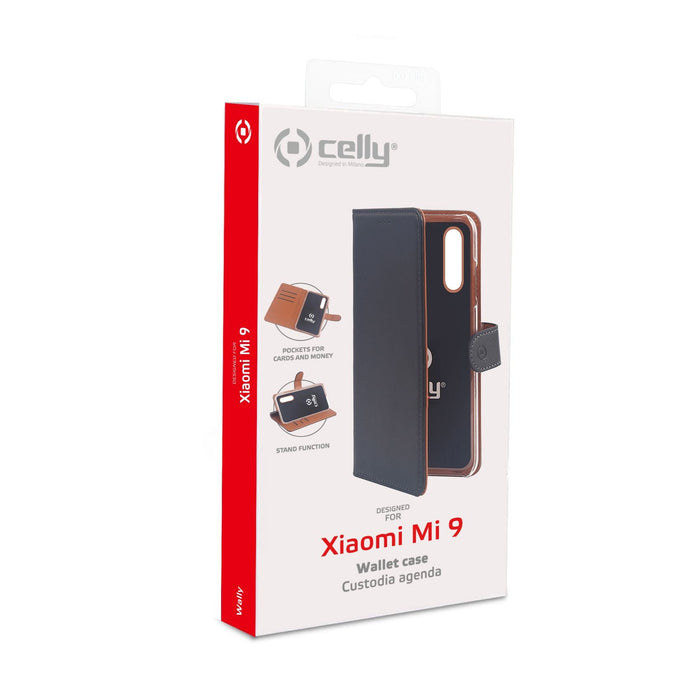 EAN 8021735752509 - Celly Wally funda para teléfono móvil 16,5 cm (6.5") Folio Negro, Marrón imagen 5
