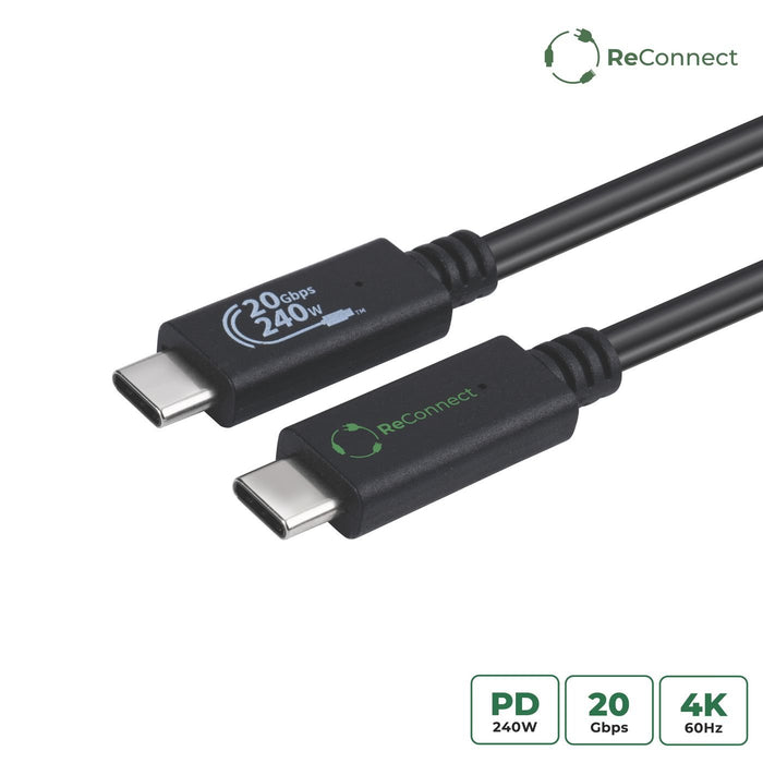 EAN 5715063596142 - Microconnect ECO-USB3.2CC1.5 cable USB USB 3.2 Gen 2x2 1,5 m USB C Negro imagen 1