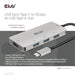 EAN 8719214472375 - CLUB3D CSV-1547 hub de interfaz USB 3.2 Gen 2 (3.1 Gen 2) Type-C 10000 Mbit/s Negro, Plata imagen 6