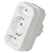 EAN 4052792041514 - LogiLink LPS221 adaptador de enchufe eléctrico Tipo F Tipo C (Euroconcexión) + Tipo F Blanco imagen 1