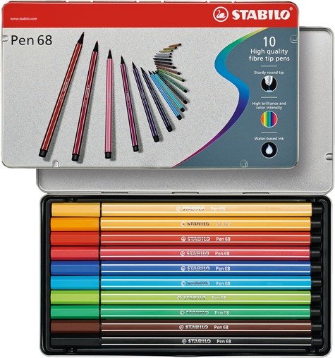 EAN 4006381327145 - STABILO Pen 68 rotulador Multicolor 10 pieza(s) imagen 2