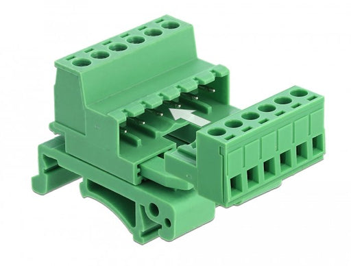 EAN 4043619660803 - DeLOCK 66080 bloque de terminales 6-pin Verde imagen 2