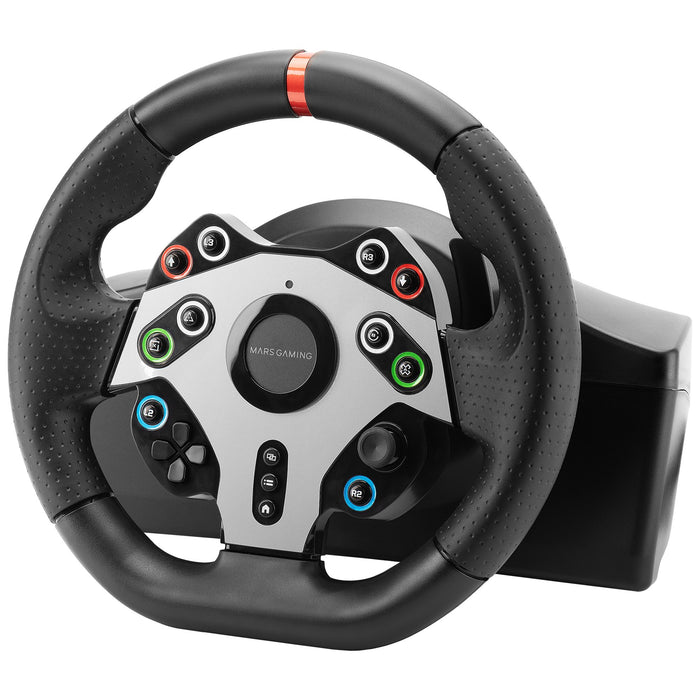 EAN 8435693115496 - Mars Gaming MWHRSXTWO mando y volante Negro USB Volante + Pedales Analógico Playstation 3, PlayStation 4, imagen 11