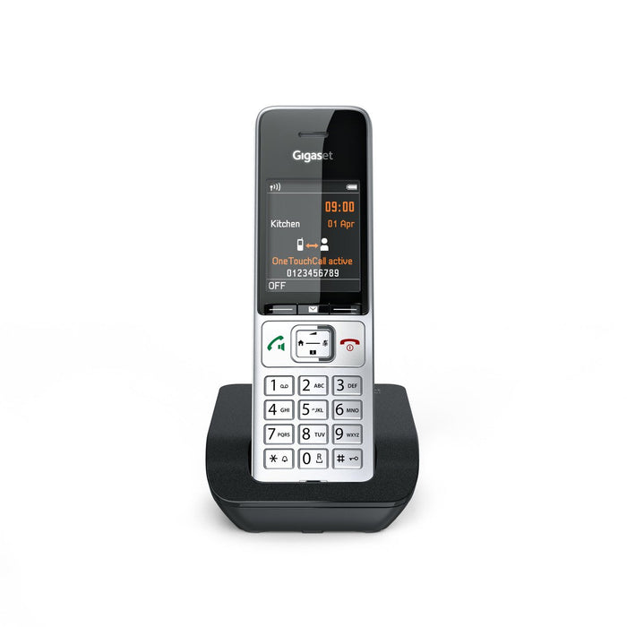 EAN 4250366866611 - Gigaset COMFORT 500 Teléfono DECT Identificador de llamadas Negro, Plata imagen 5