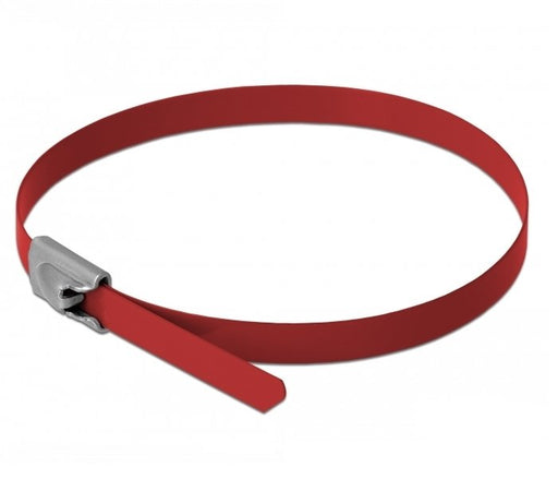 EAN 4043619187782 - DeLOCK 18778 presilla Acero Rojo 10 pieza(s) imagen 1
