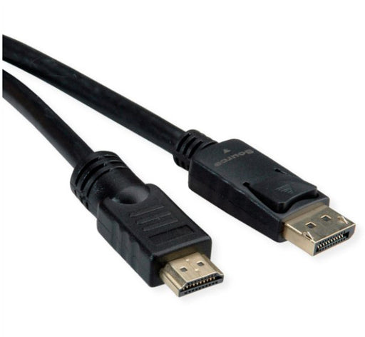 EAN 7630049619210 - ROLINE 11.04.5777 adaptador de cable de vídeo 10 m HDMI tipo A (Estándar) DisplayPort Negro imagen 1