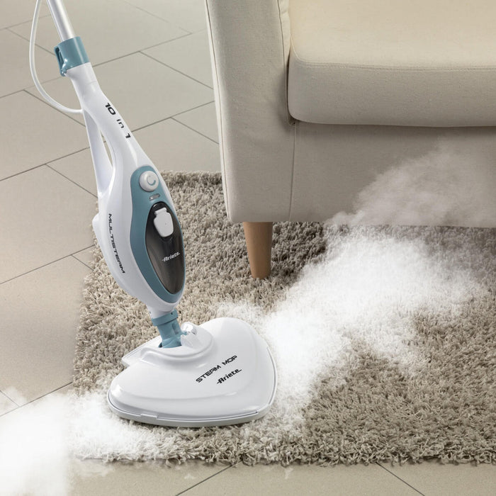 EAN 8003705114241 - Ariete 4164/00 Fregona a vapor 0,35 L 1500 W Blanco, Azul claro imagen 2