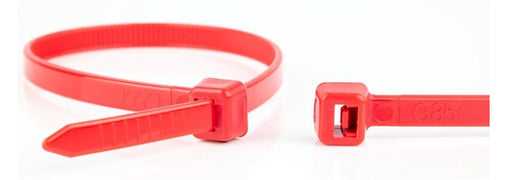 EAN 8717278572376 - WKK 110124271 presilla Brida reutilizable Plástico, Poliamida Rojo 100 pieza(s) imagen 1