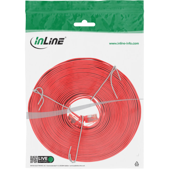 EAN 4043718157075 - InLine 71600R cable de red Rojo 10 m Cat6 U/UTP (UTP) imagen 4