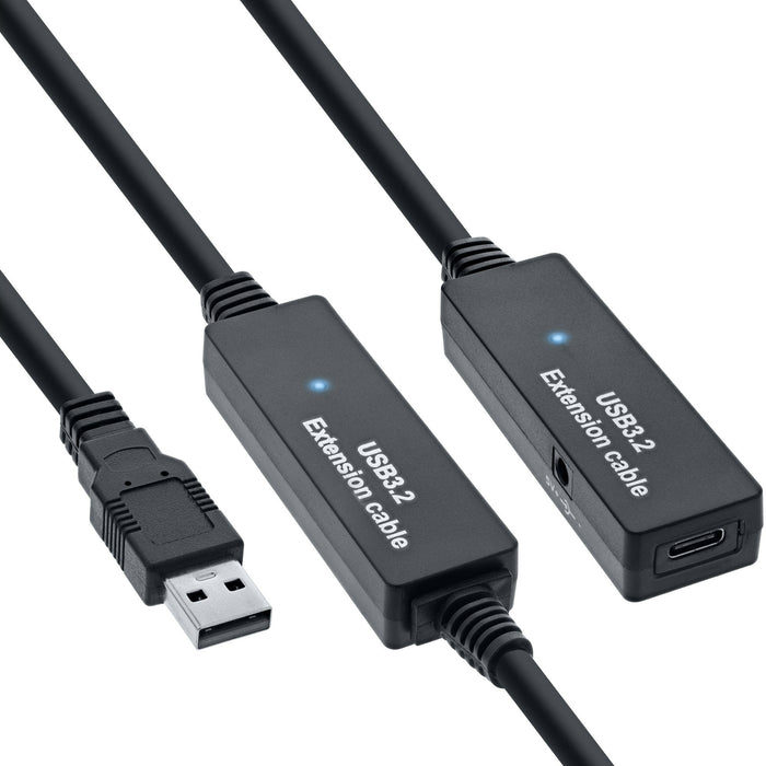 EAN 4043718315055 - InLine 35655B cable USB USB 3.2 Gen 1 (3.1 Gen 1) 10 m USB A USB C 5 Gbit/s Negro imagen 1