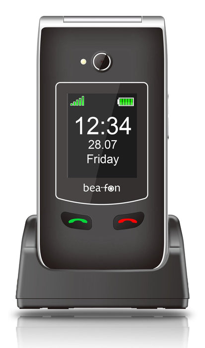 EAN 9120124824151 - Beafon SL645plus 7,11 cm (2.8") 120 g Negro, Plata Teléfono con cámara imagen 3