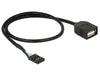 EAN 4043619838257 - DeLOCK 83825 cable USB USB 2.0 0,4 m USB A Negro imagen 2