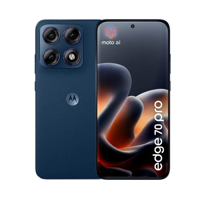 EAN 840493629759 - Motorola edge 70 pro 17,2 cm (6.78") SIM doble Android 16.0 5G USB Tipo C 8 GB 256 GB 6500 mAh Azul oscuro imagen 1