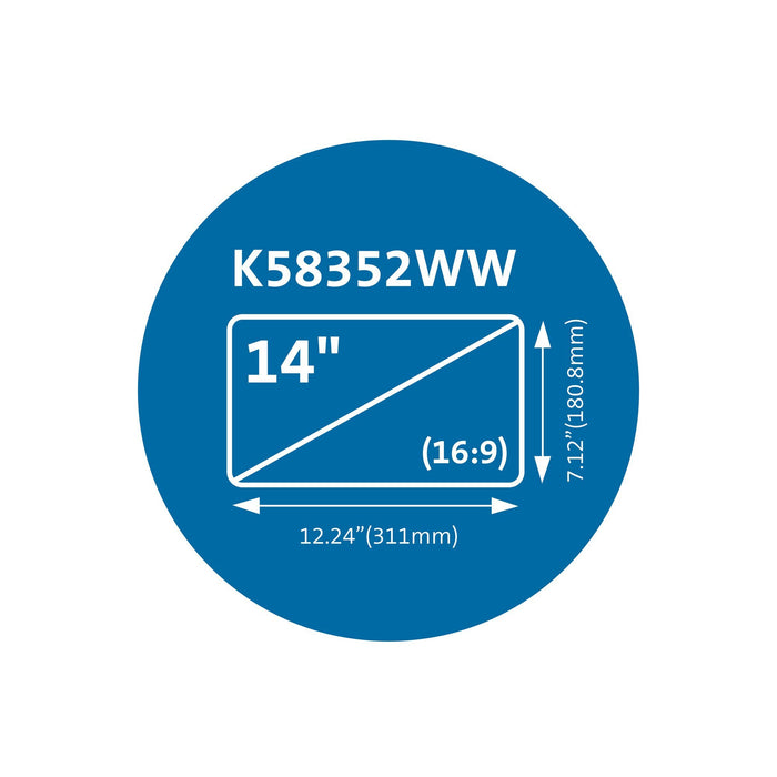 EAN 0085896583523 - Kensington K58352WW filtro para monitor 35,6 cm (14") Portátil imagen 13