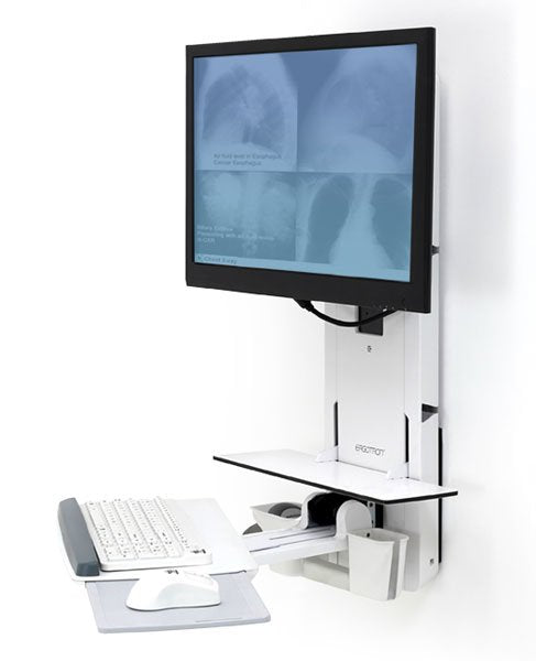 EAN 0698833039047 - Ergotron 61-080-062 soporte para monitor 61 cm (24") Pared Blanco imagen 1