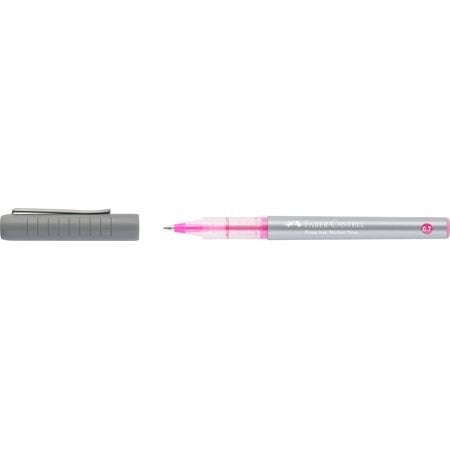 EAN 4005403481285 - Faber-Castell 348128 bolígrafo de punta redonda Bolígrafo retráctil con clip Rosa 1 pieza(s) imagen 2