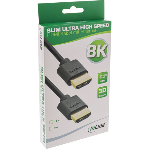 EAN 4043718307654 - InLine 17911S cable HDMI 1,5 m HDMI tipo A (Estándar) Negro imagen 2
