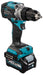 EAN 0088381894067 - Makita HP001GD201 taladro 2600 RPM Sin llave 2,7 kg Negro, Turquesa imagen 7