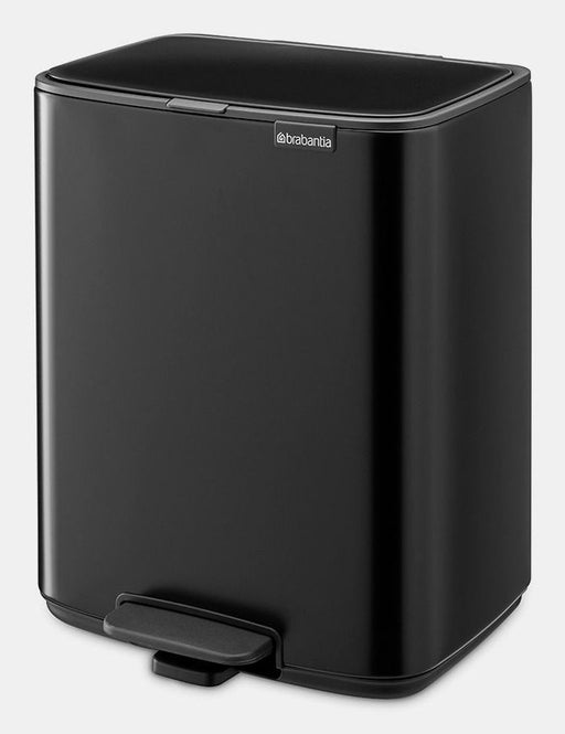 EAN 8710755238000 - Brabantia Bo Pedal Bin 12 L Rectangular Acero Negro imagen 2