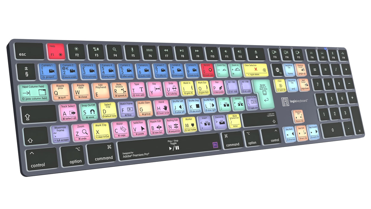 EAN 5707795022174 - Logickeyboard LKB-PPROCC-TM teclado Oficina Bluetooth QWERTY Francés Gris, Titanio imagen 3