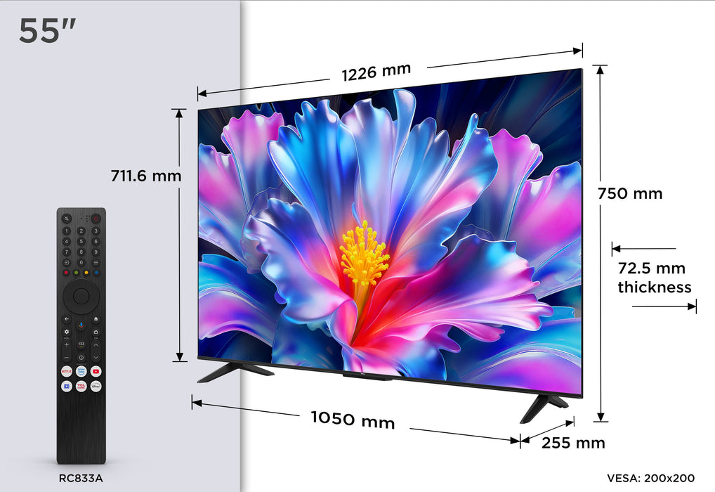 EAN 5901292531942 - TCL P6L 55P6L Televisor 139,7 cm (55") 4K Ultra HD Smart TV Wifi Negro 270 cd / m² imagen 4
